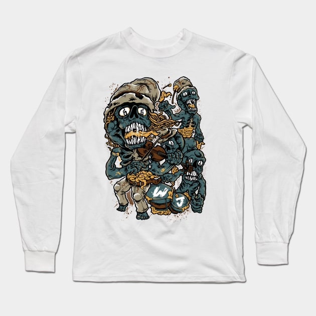 Zombies Long Sleeve T-Shirt by RoyalFantastic